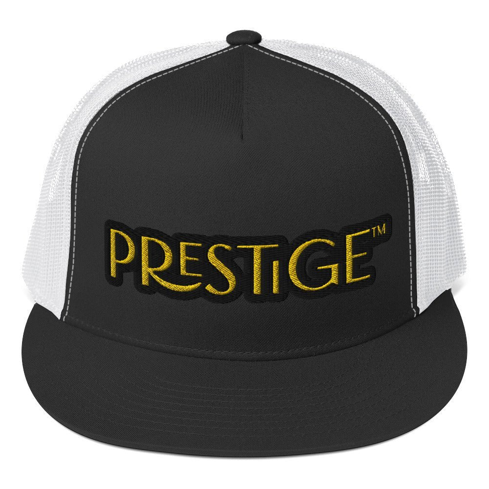 Casquette Trucker Prestige™ Texte Noir et Or - Prestige SXM