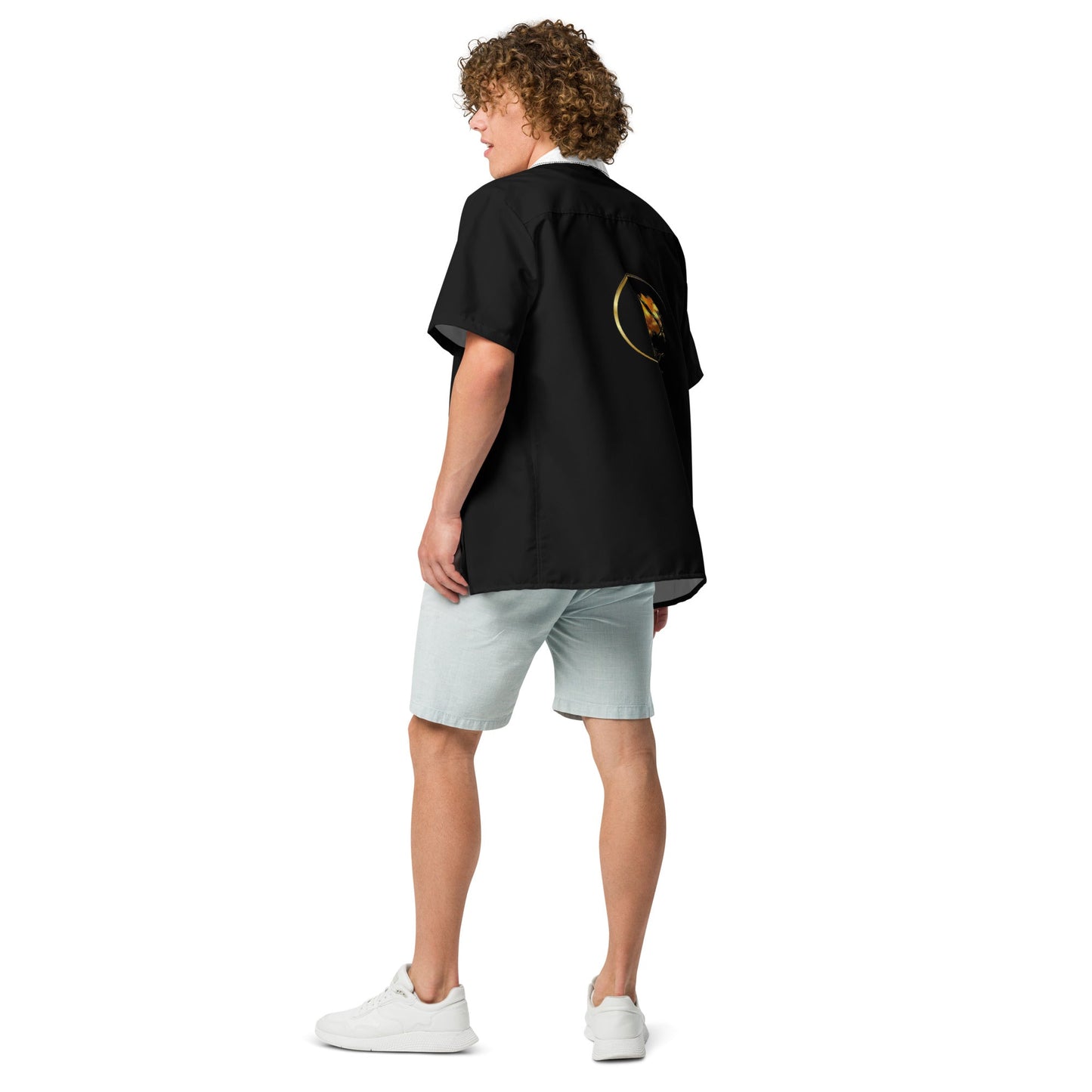 Chemise à boutons unisexe Prestige⢠Noir - Prestige SXM