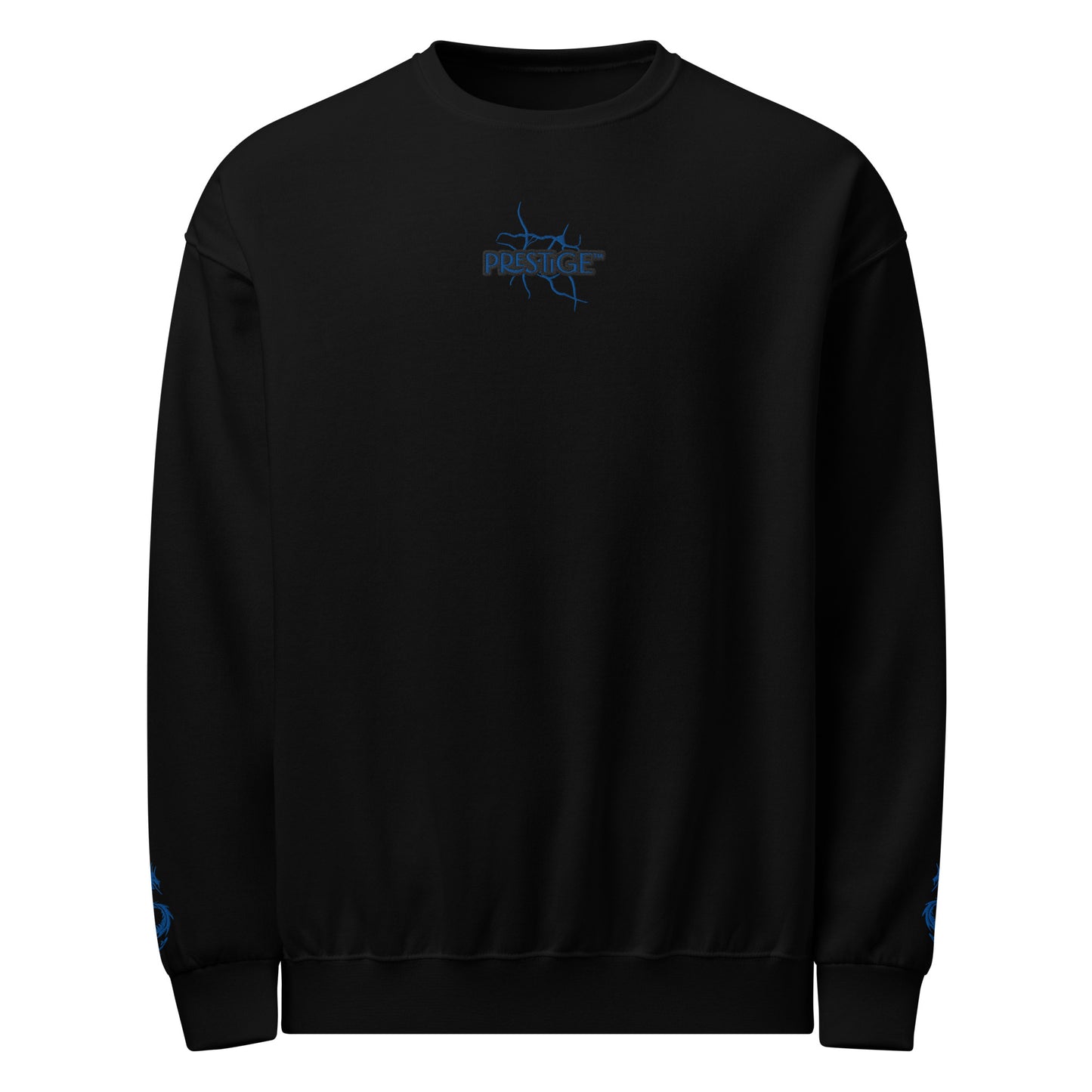 Sweat col rond unisexe Prestige™ Navy & Noir "DRAGON" - Prestige SXM