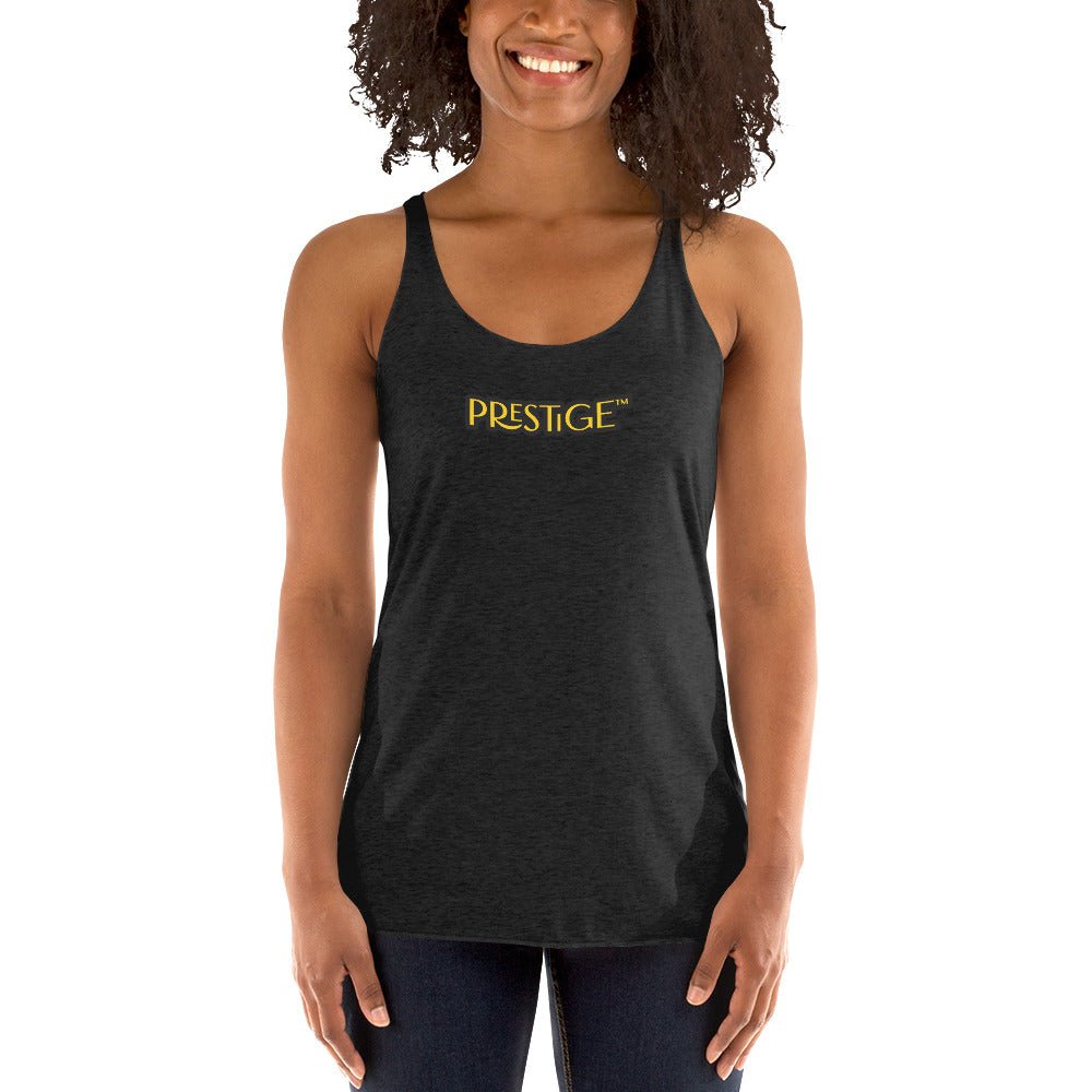 Débardeur Vintage à Dos Nageur pour Femme Prestige™ Noir & Or - Prestige SXM