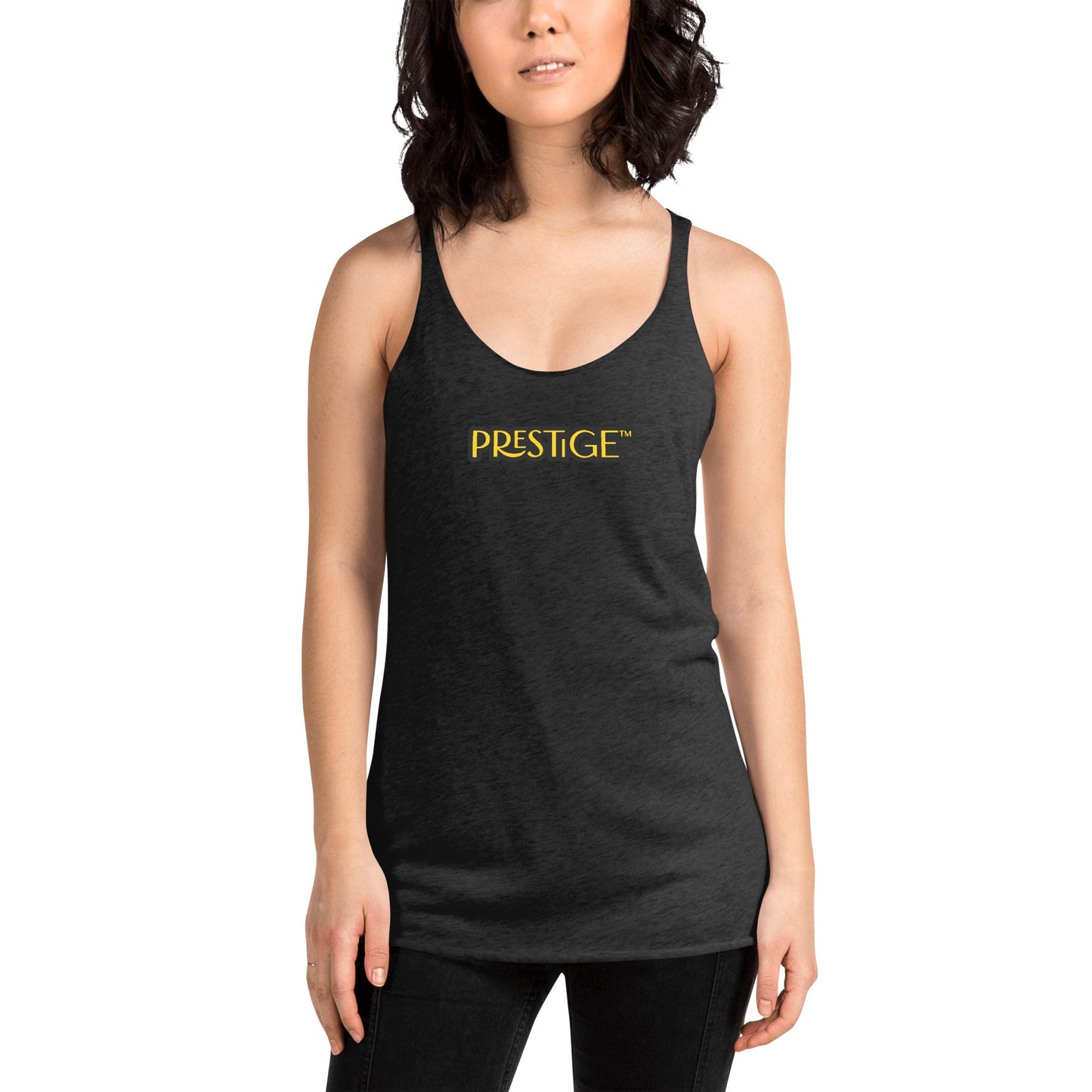 Débardeur Vintage à Dos Nageur pour Femme Prestige™ Noir & Or - Prestige SXM