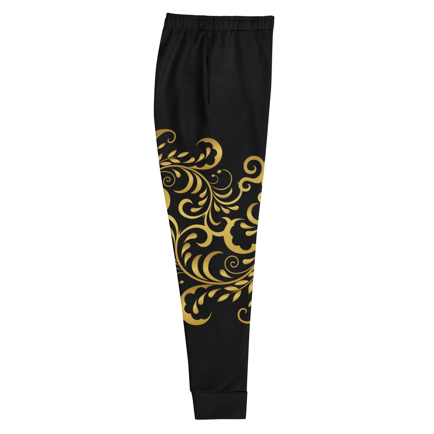Pantalon de Jogging Prestige™ Noir et Or Floraison Pour Femme - Prestige SXM