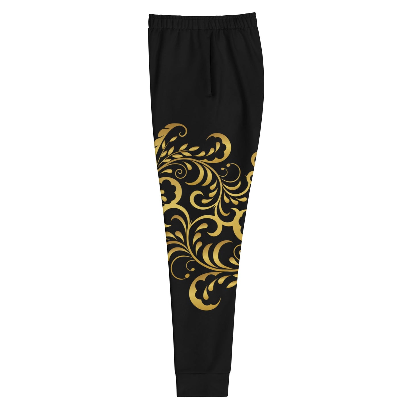 Pantalon de Jogging Prestige™ Noir et Or Floraison Pour Femme - Prestige SXM