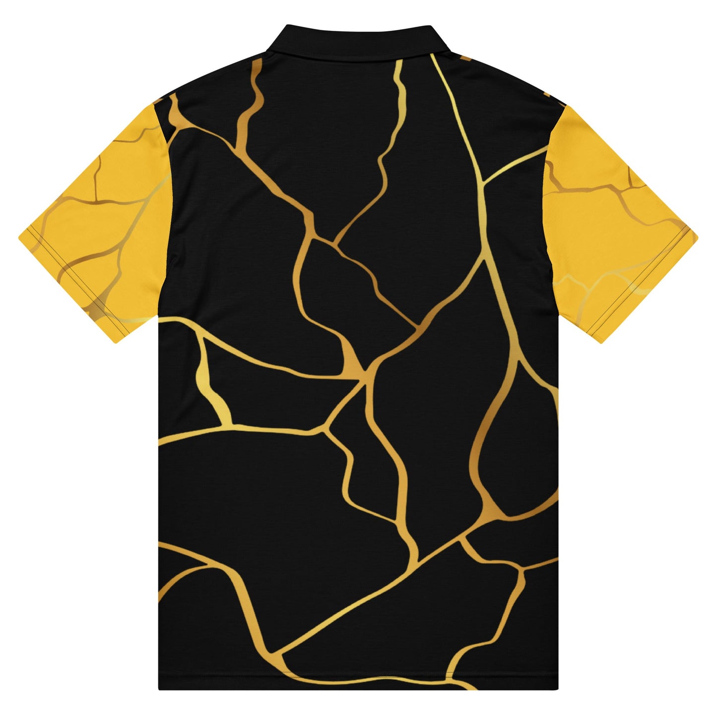 Polo cintrĆ© homme Prestigeā¢ Noir Jaune et Or Filament - Prestige SXM