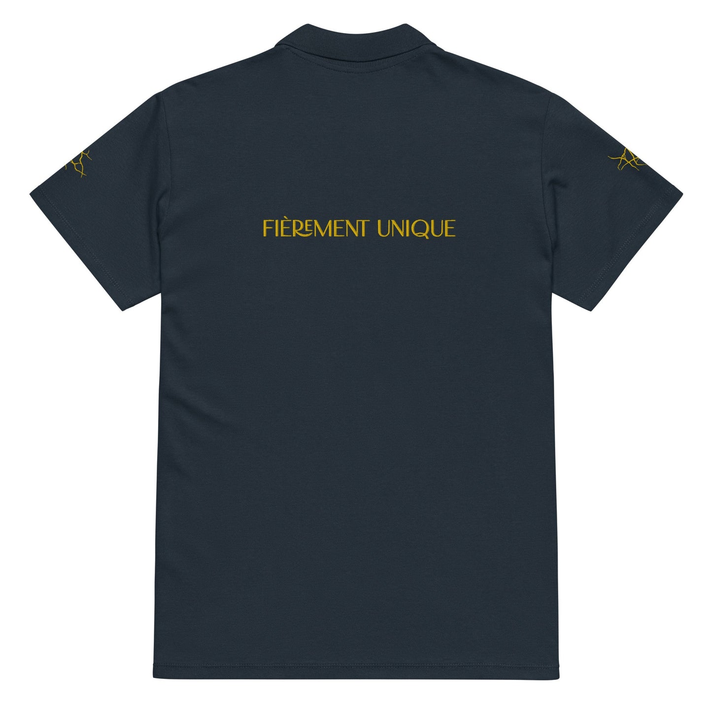 Polo piqué Prestige™ Premium unisexe "FIEREMENT UNIQUE" - Prestige SXM