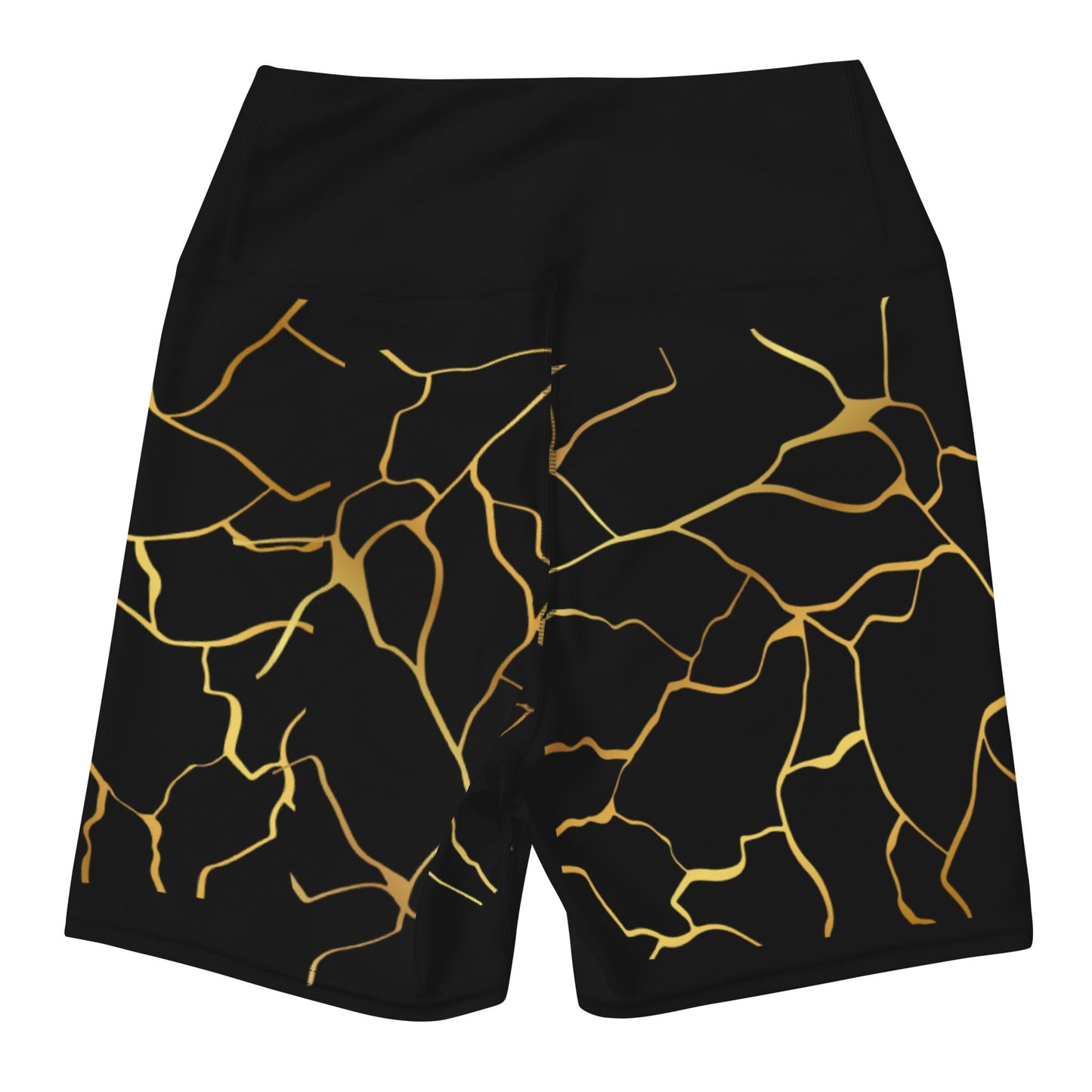Short de Yoga Prestige™ Noir et Or Filament - Prestige SXM