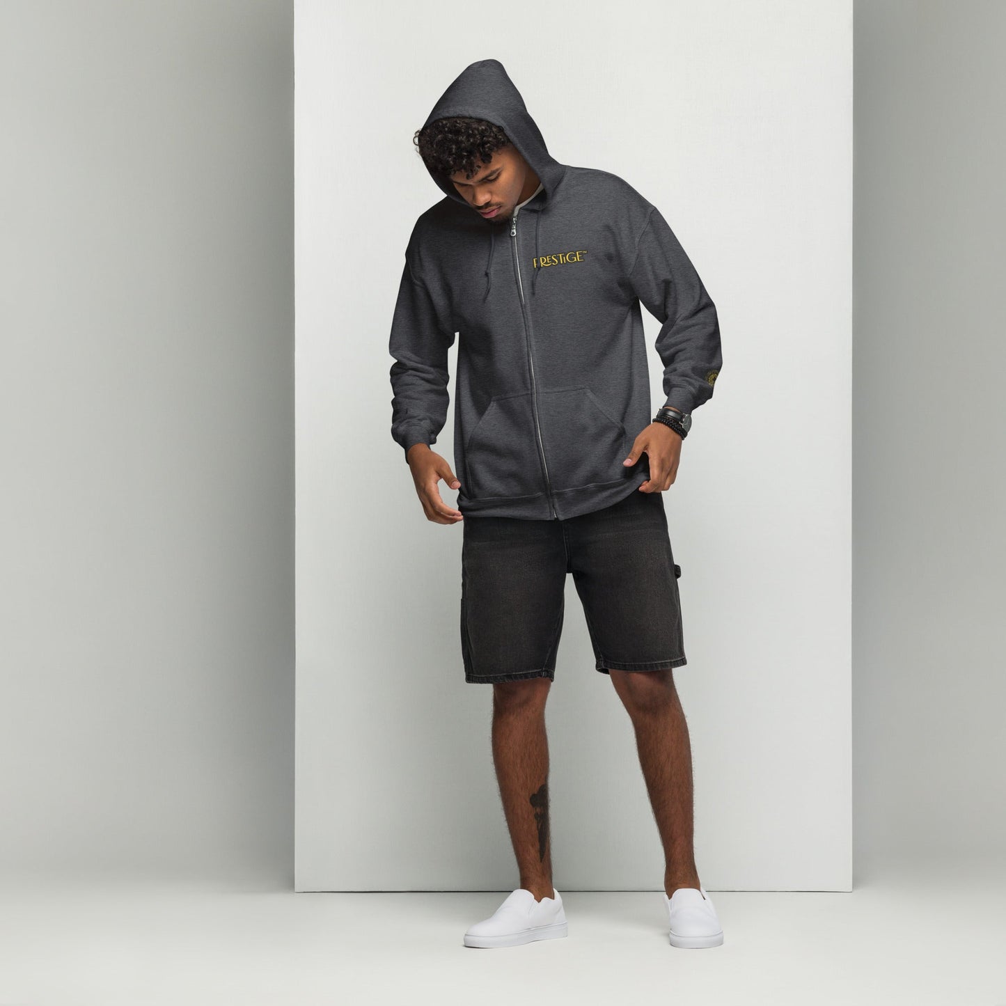 Sweat à capuche épais unisexe à fermeture éclair Prestige™ LUXURY DRAGON - Prestige SXM