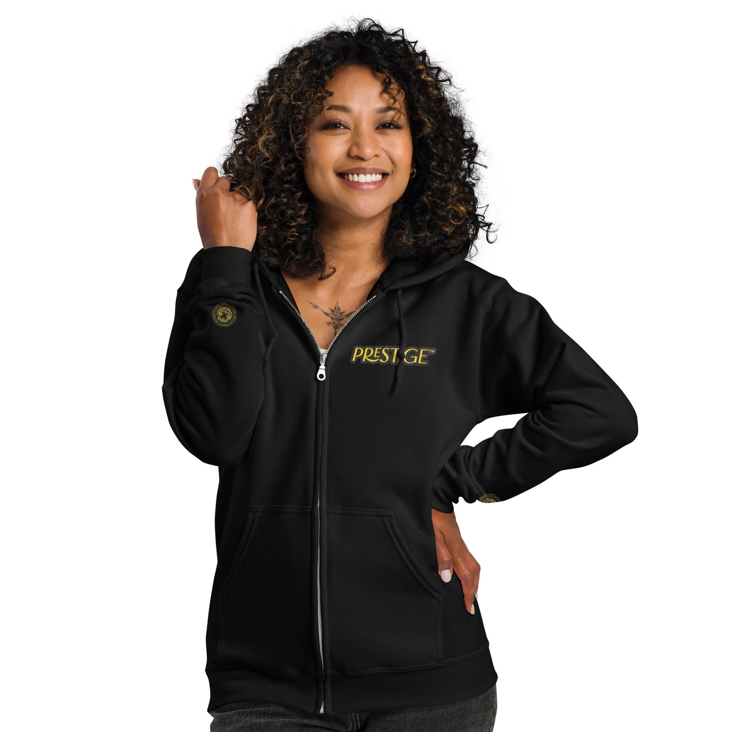 Sweat à capuche épais unisexe à fermeture éclair Prestige™ LUXURY DRAGON - Prestige SXM