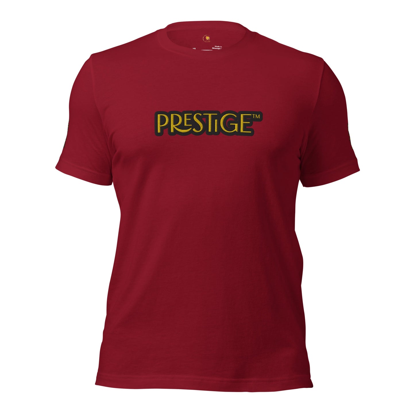 T-shirt Logo Texte Brodé Prestige™ Unisexe - Prestige SXM