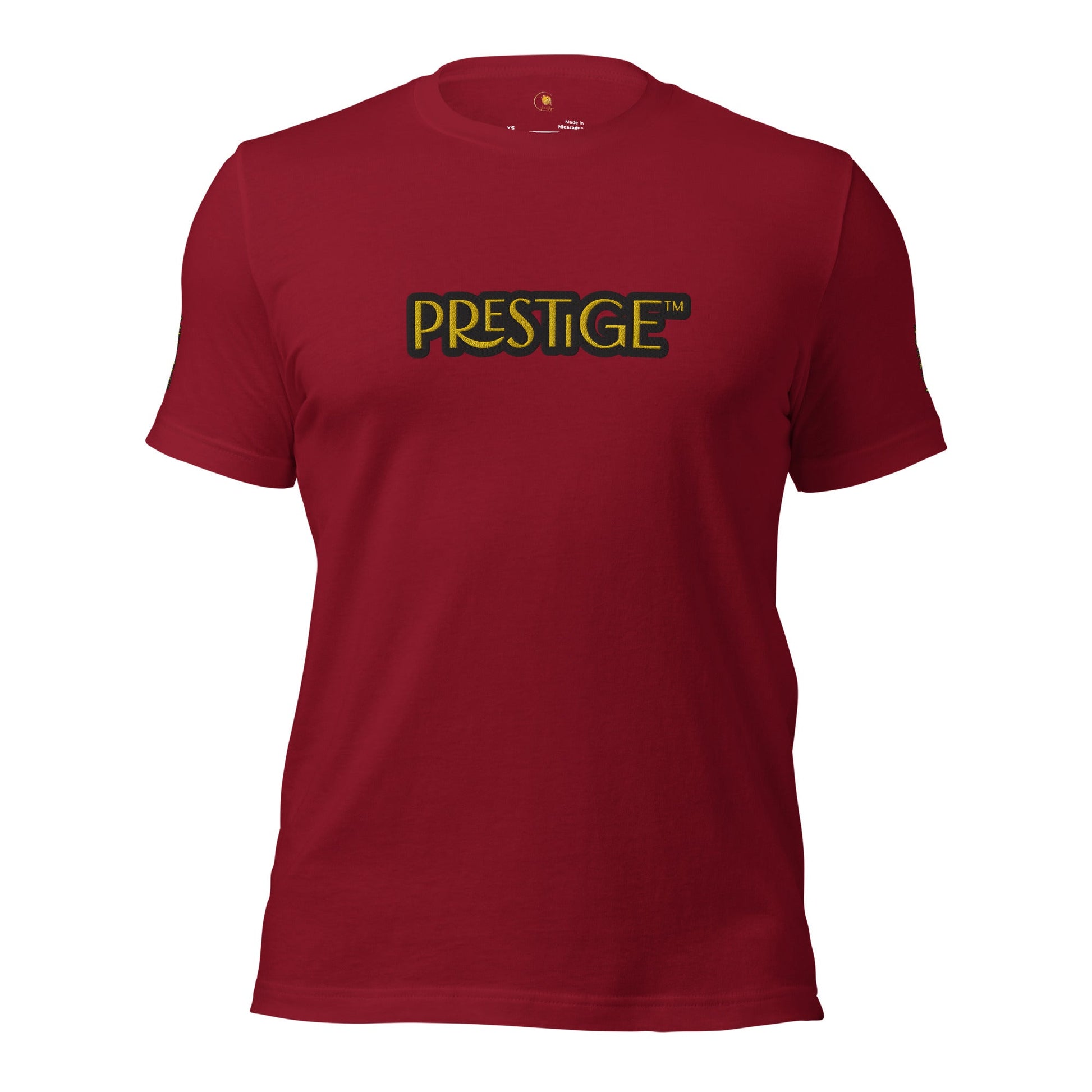T-shirt Logo Texte Brodé Prestige™ Unisexe - Prestige SXM