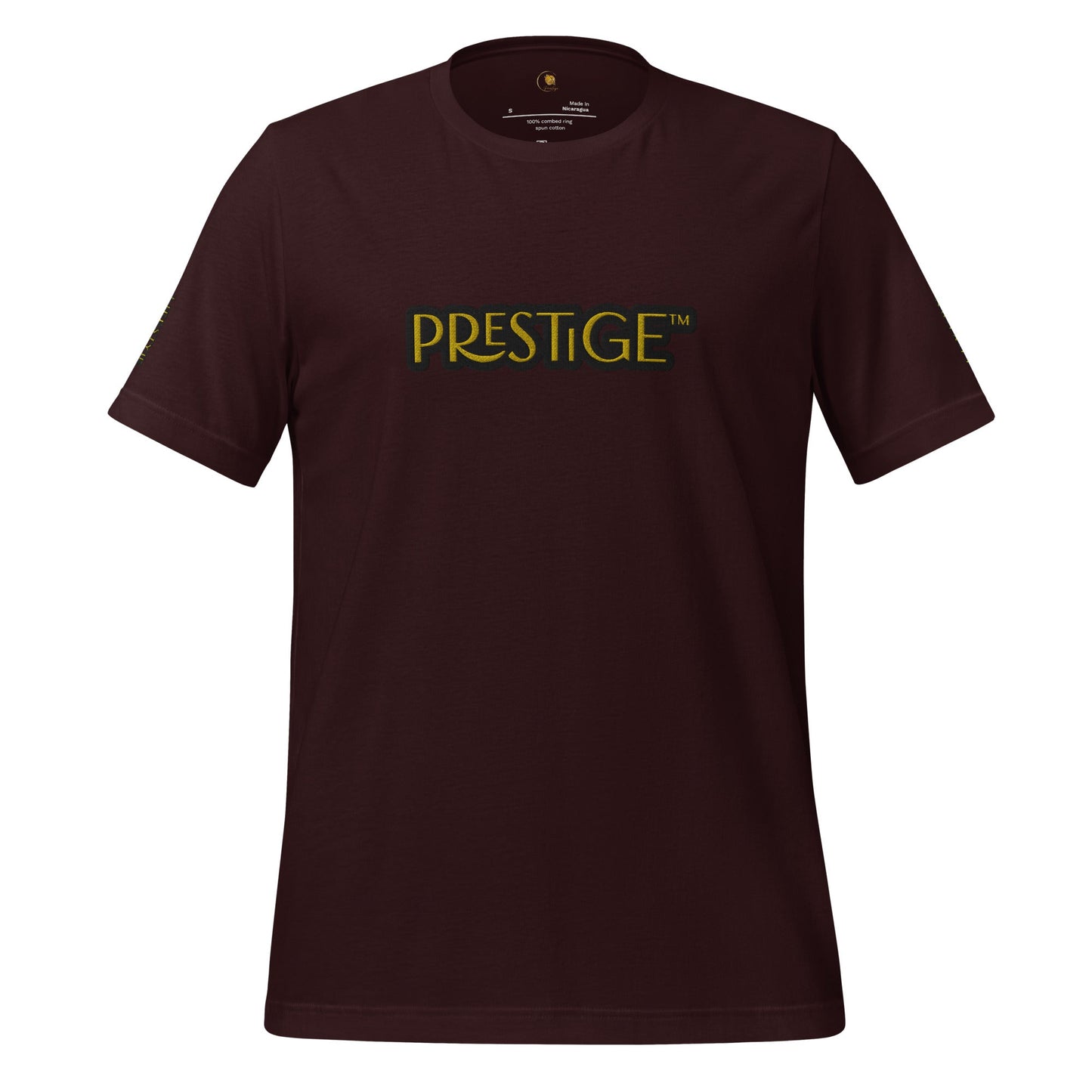T-shirt Logo Texte Brodé Prestige™ Unisexe - Prestige SXM