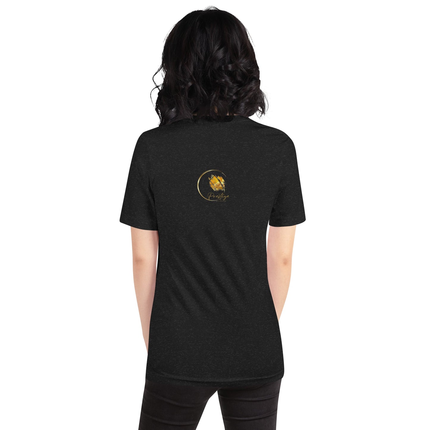 T-shirt Logo Texte Brodé Prestige™ Unisexe - Prestige SXM