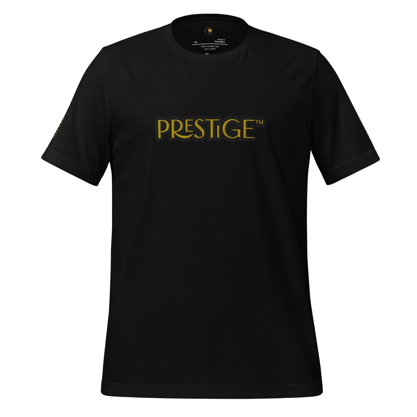 T-shirt Logo Texte Brodé Prestige™ Unisexe - Prestige SXM