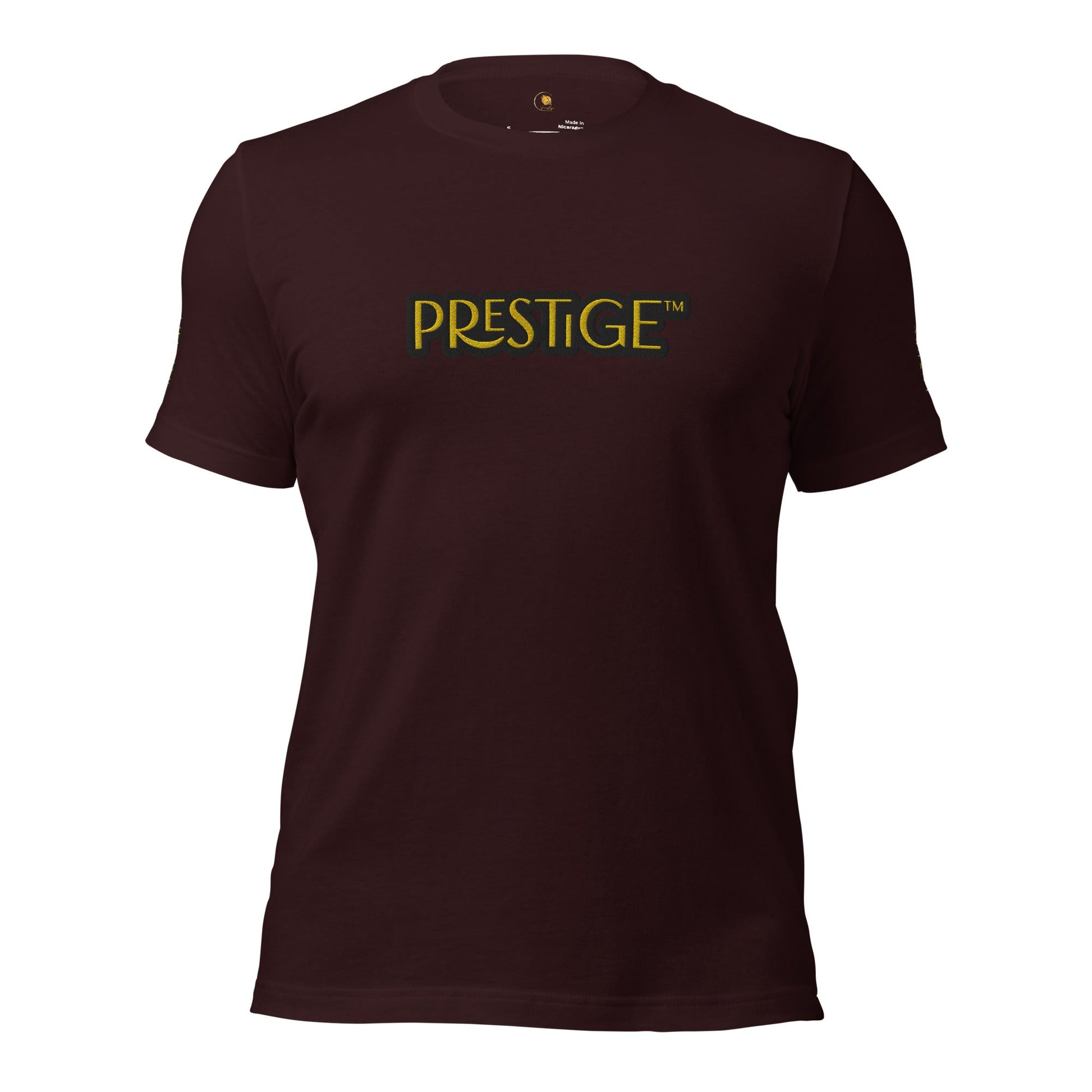 T-shirt Logo Texte Brodé Prestige™ Unisexe - Prestige SXM