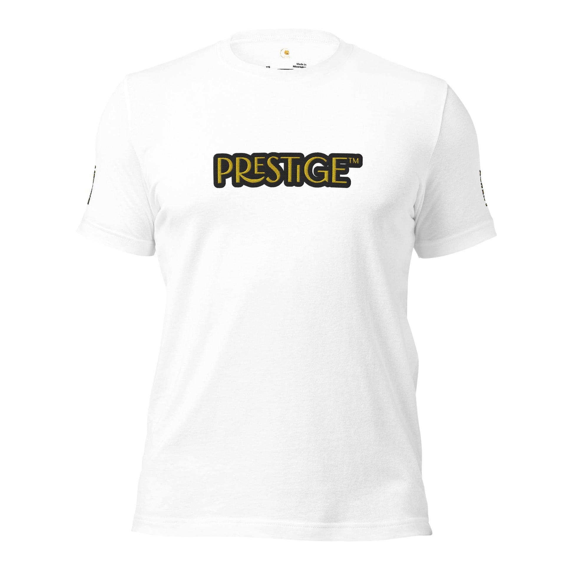 T-shirt Logo Texte Brodé Prestige™ Unisexe - Prestige SXM