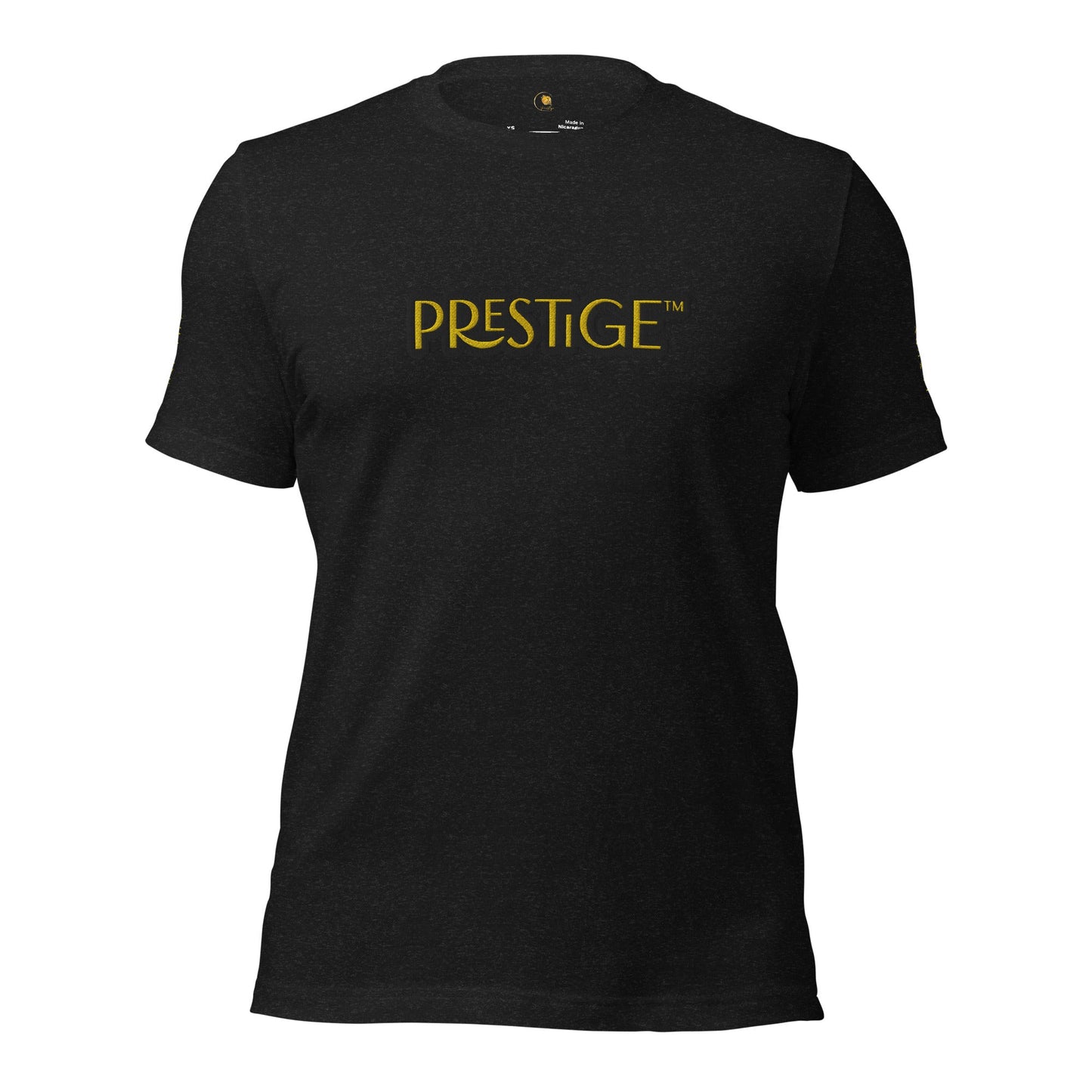 T-shirt Logo Texte Brodé Prestige™ Unisexe - Prestige SXM