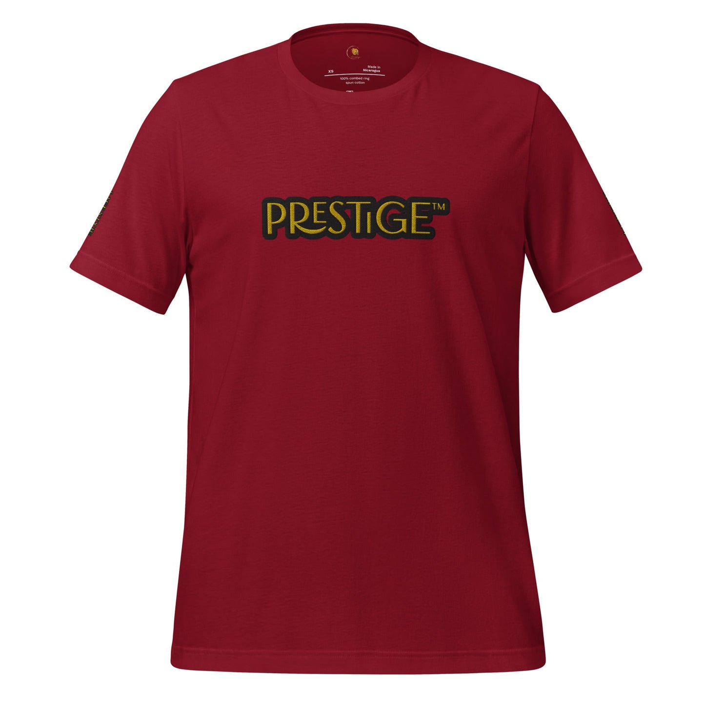 T-shirt Logo Texte Brodé Prestige™ Unisexe - Prestige SXM