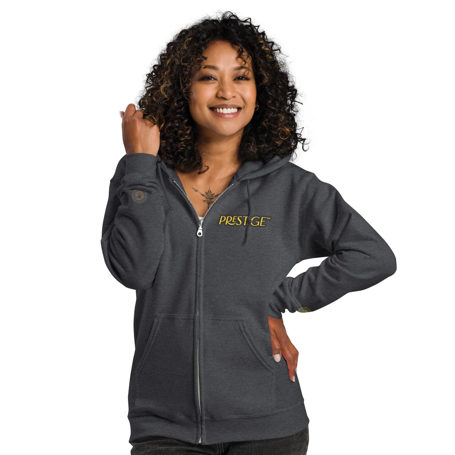 Prestige™ LUXURY DRAGON Unisex Heavyweight Full Zip Hoodie