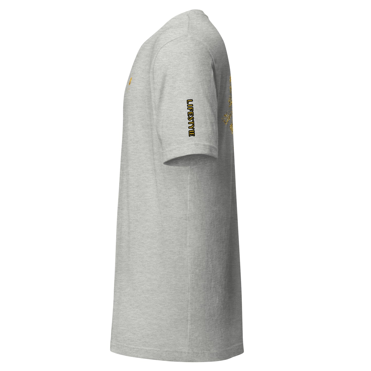 T-shirt Logo Style Poussière d'or Prestige™ unisexe - Prestige SXM