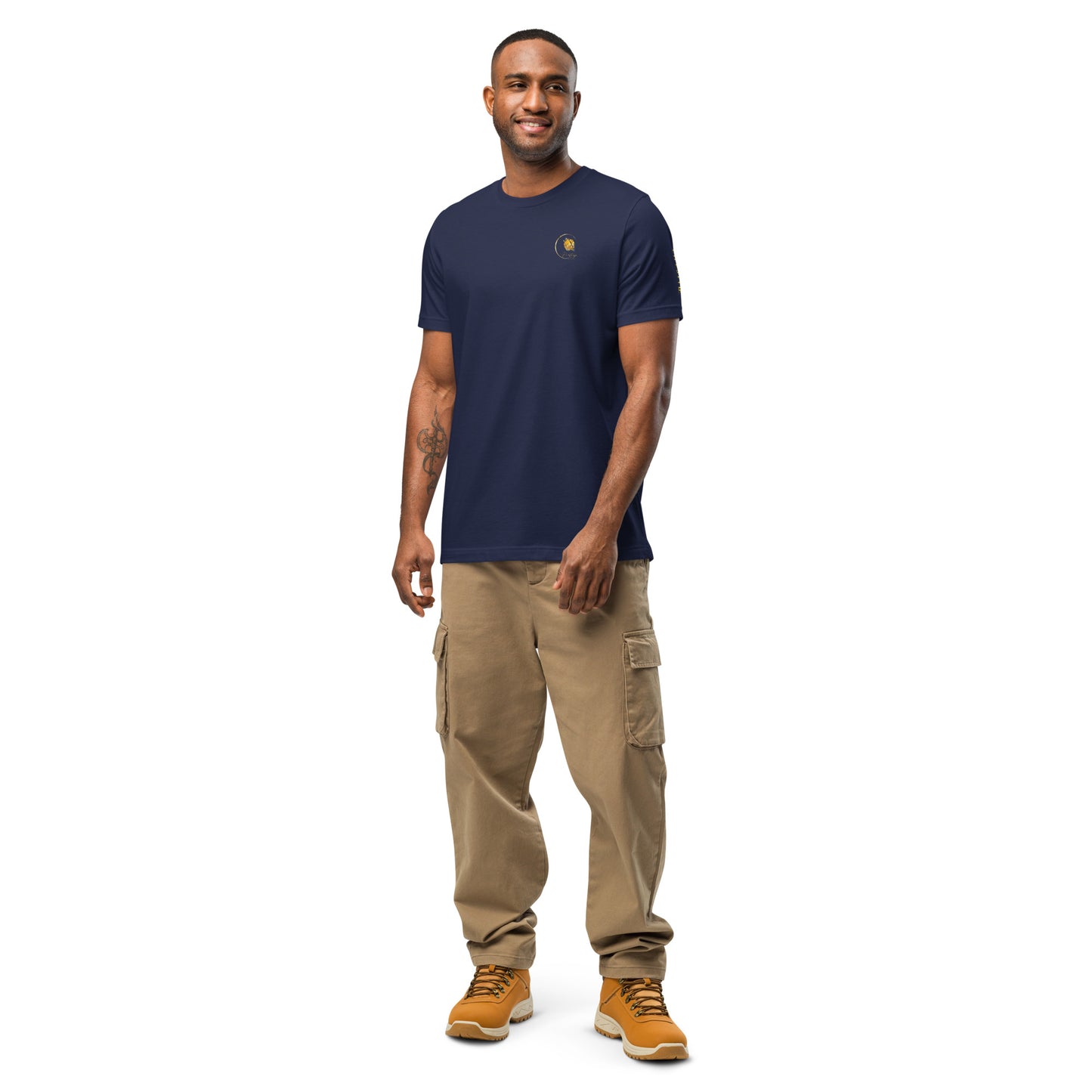 T-shirt Logo Style Poussière d'or Prestige™ unisexe - Prestige SXM