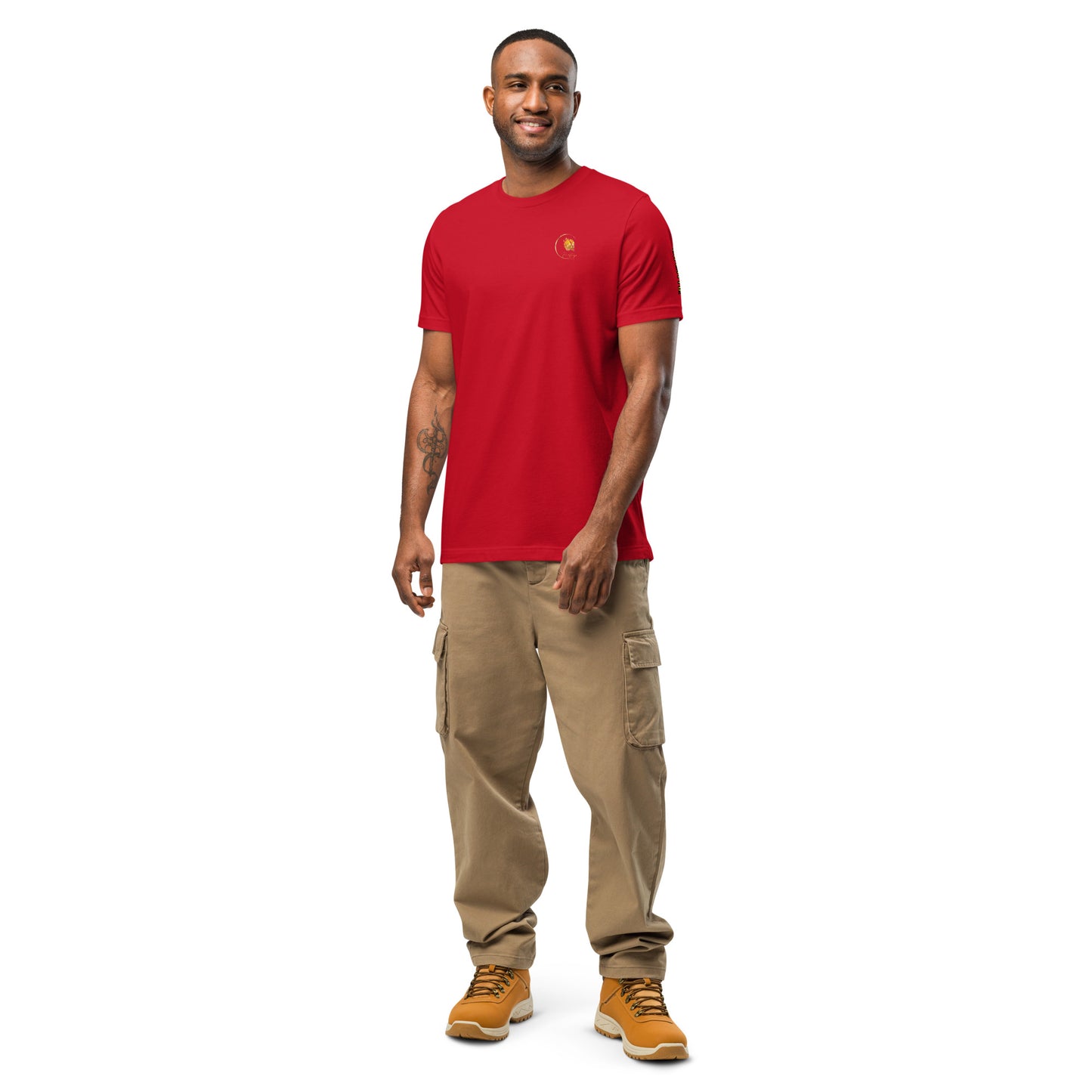 T-shirt Logo Style Poussière d'or Prestige™ unisexe - Prestige SXM