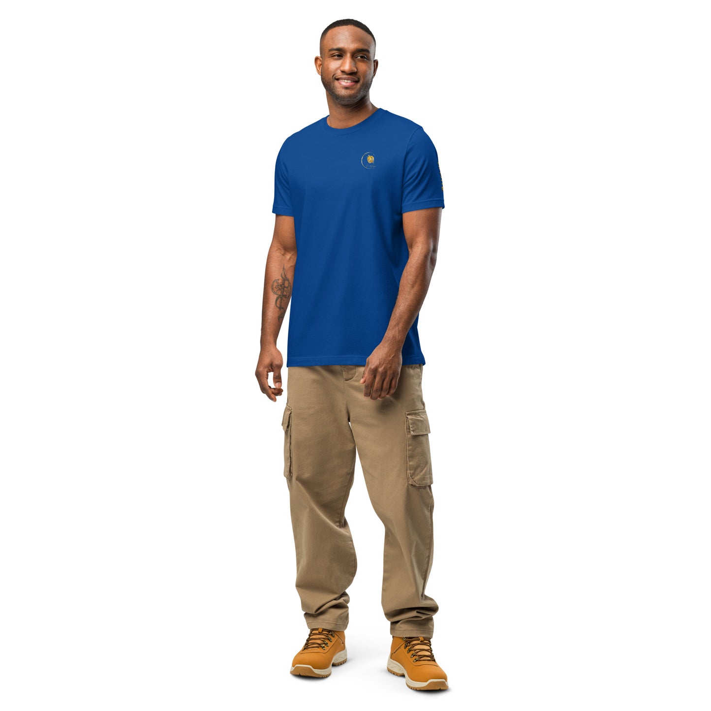 T-shirt Logo Style Poussière d'or Prestige™ unisexe - Prestige SXM