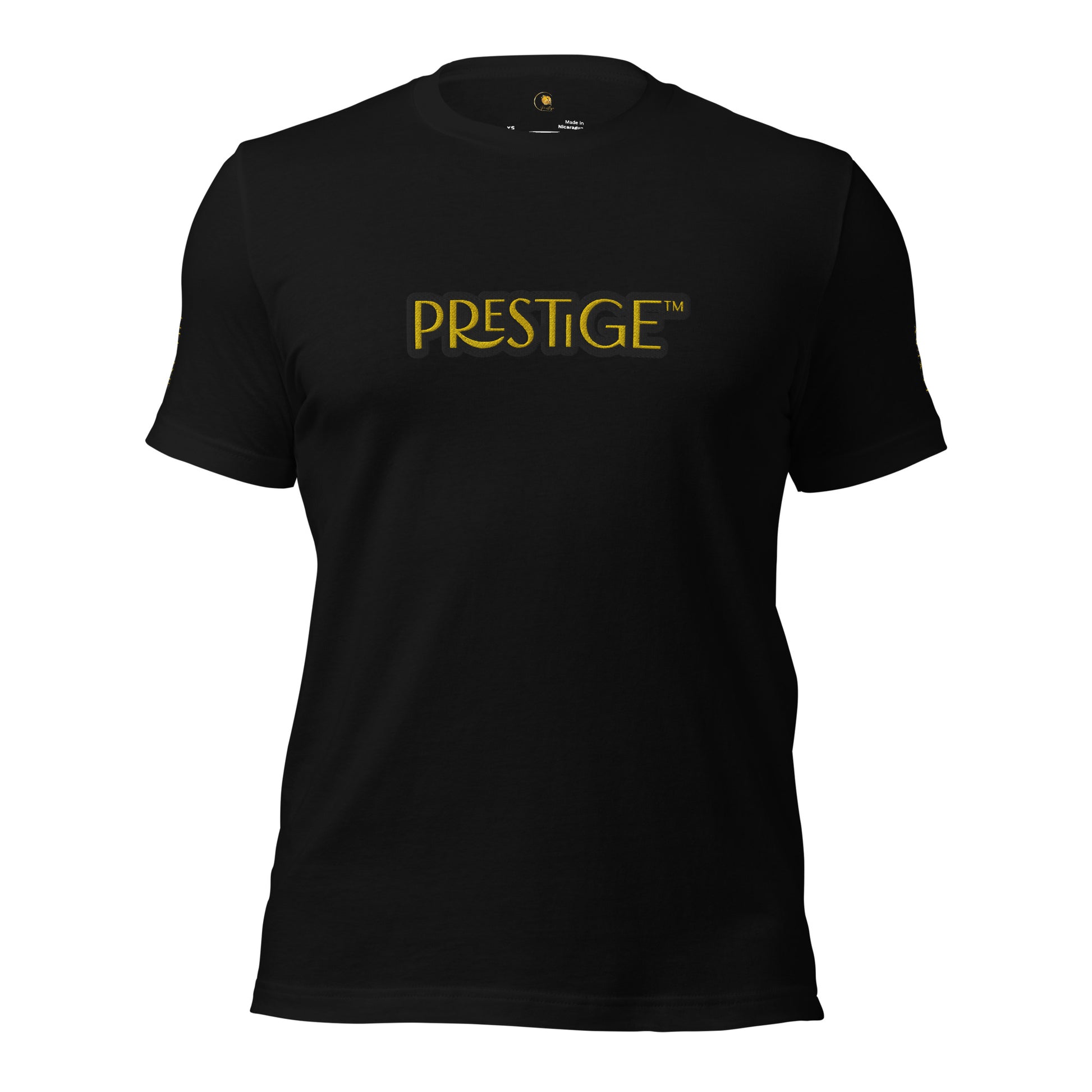 T-shirt Logo Texte Brodé Prestige™ Unisexe - Prestige SXM