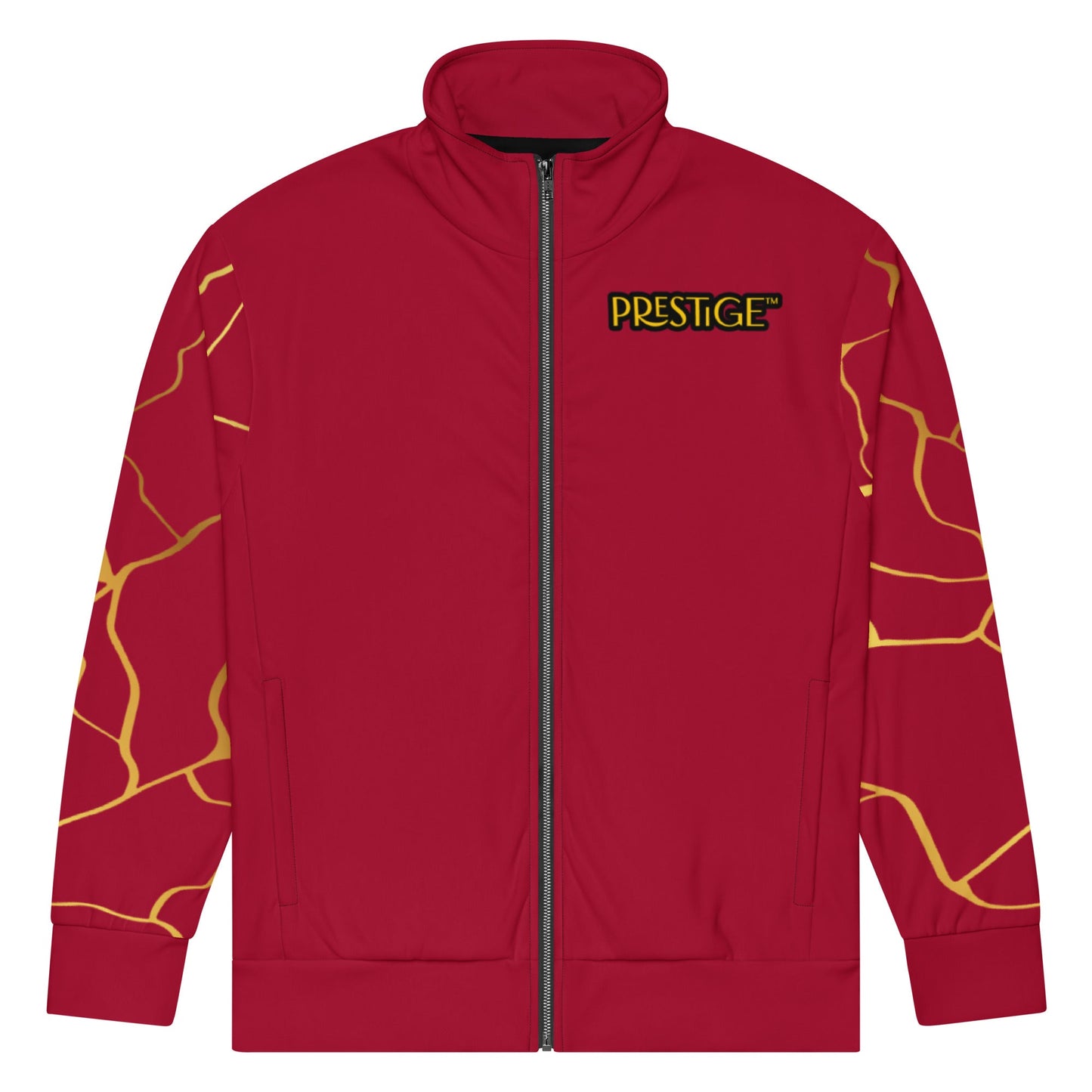 Veste de survêtement Prestige™ unisexe Vin et Or Filament Horizon - Prestige SXM