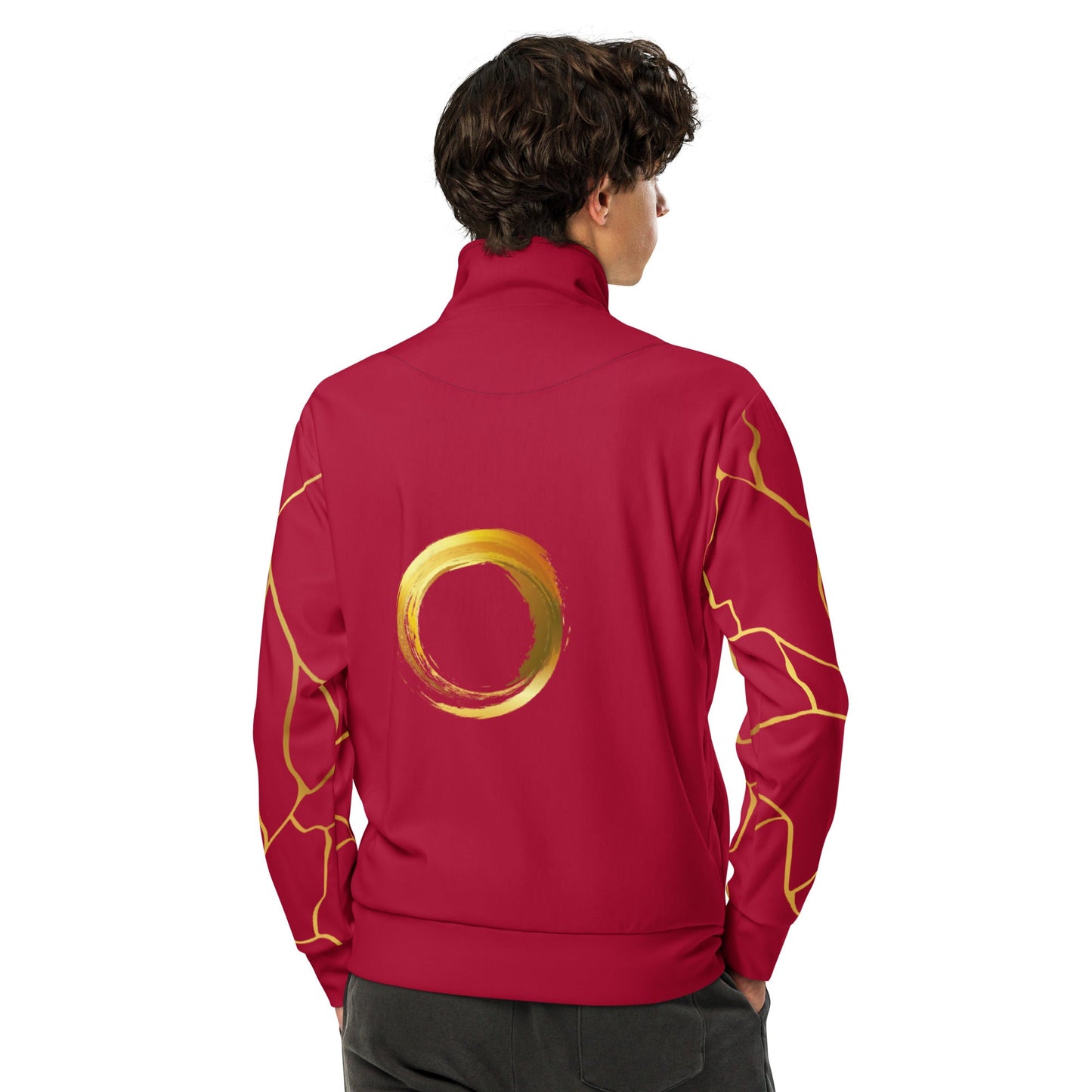 Veste de survêtement Prestige™ unisexe Vin et Or Filament Horizon - Prestige SXM