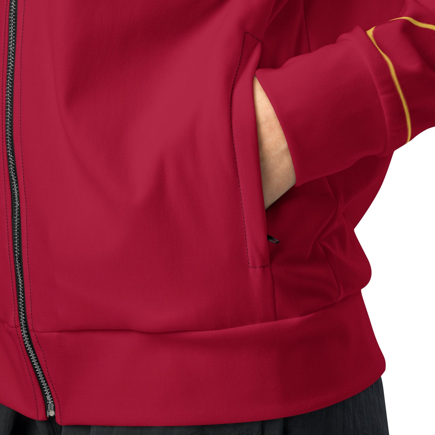 Veste de survêtement Prestige™ unisexe Vin et Or Filament Horizon - Prestige SXM