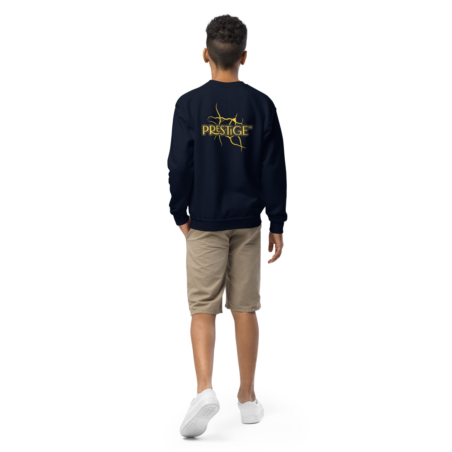 Sweat classique enfant Unisexe en Gildan 18000B Prestige™ Noir et Or NEW STYLE - Prestige SXM
