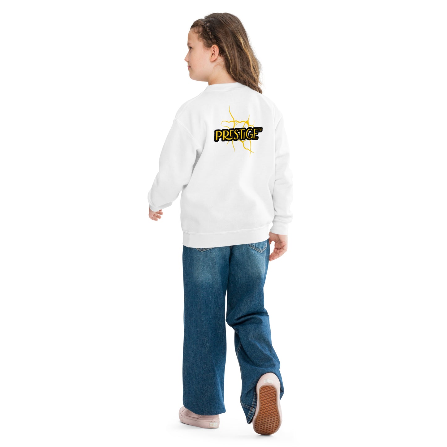 Sweat classique enfant Unisexe en Gildan 18000B Prestige™ Noir et Or NEW STYLE - Prestige SXM