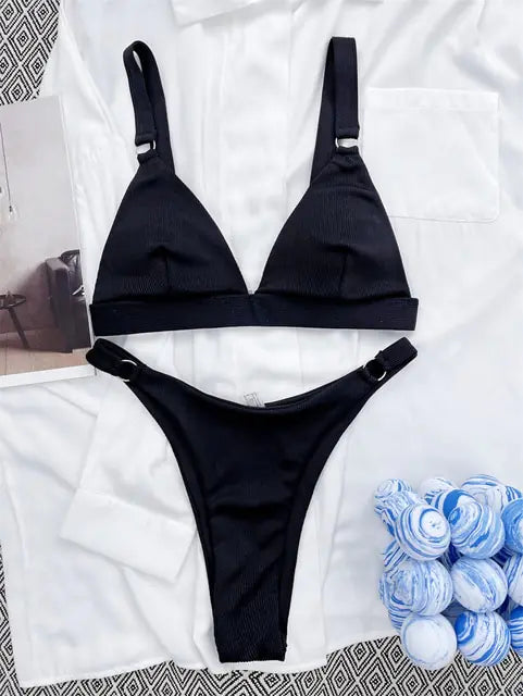 2 Pcs Brazilian Swimwear Set