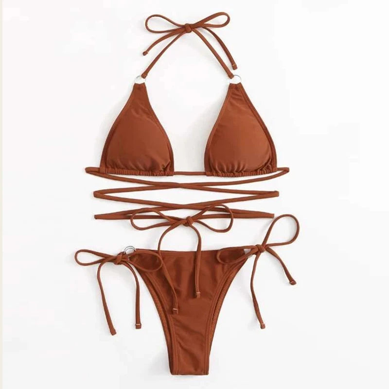 Sexy Kreuzverband-Mikro-Bikini, 2-teilig