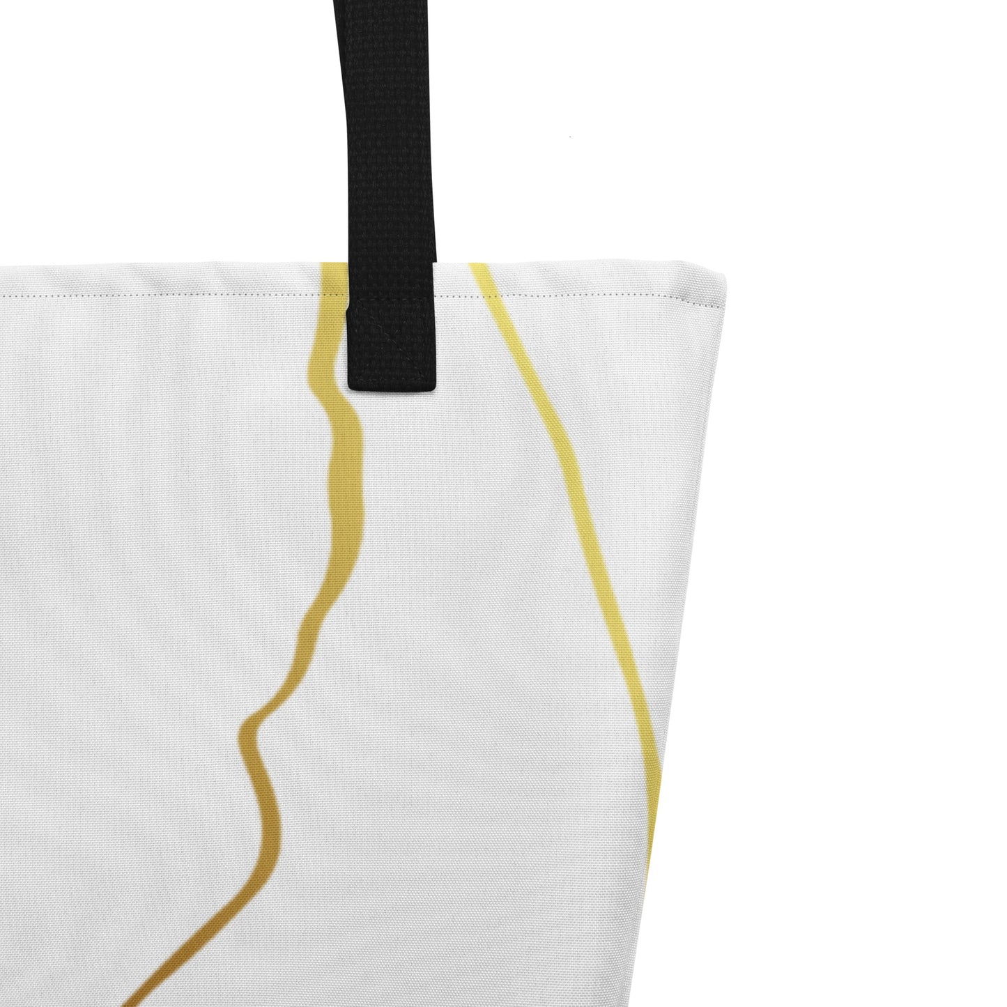 Sac Tote Prestige™ Blanc et Or Filament