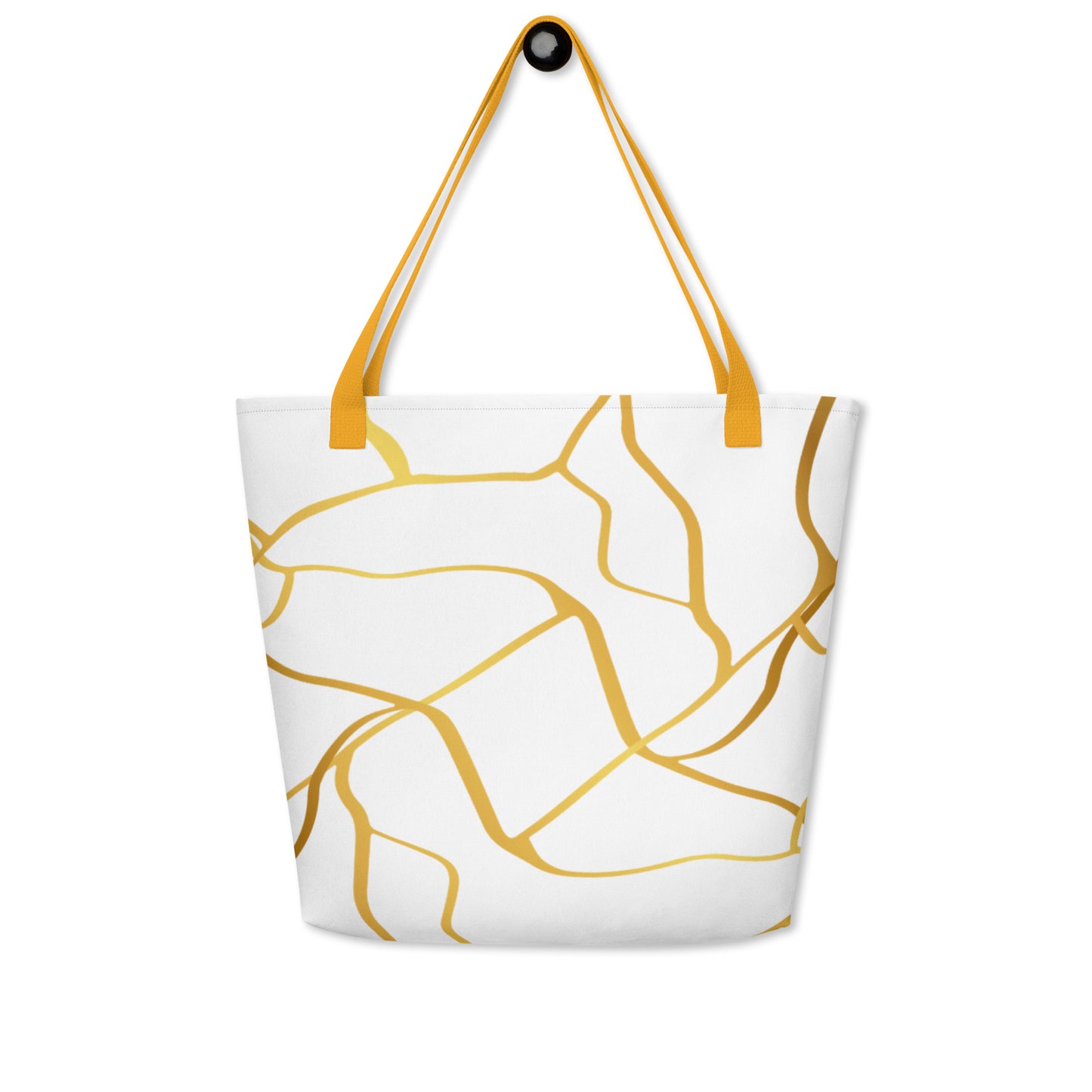 Sac Tote Prestige™ Blanc et Or Filament