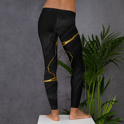 Prestige™ Leggings Black & Gold