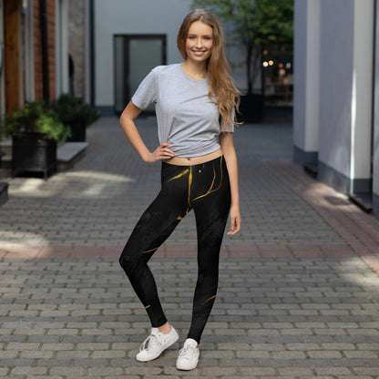 Prestige™ Leggings Black & Gold