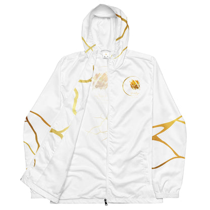 Prestige™ Herren-Windjacke Weiß &amp; Gold