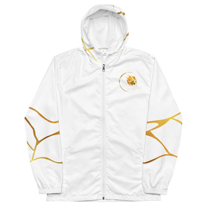 Prestige™ Herren-Windjacke Weiß &amp; Gold