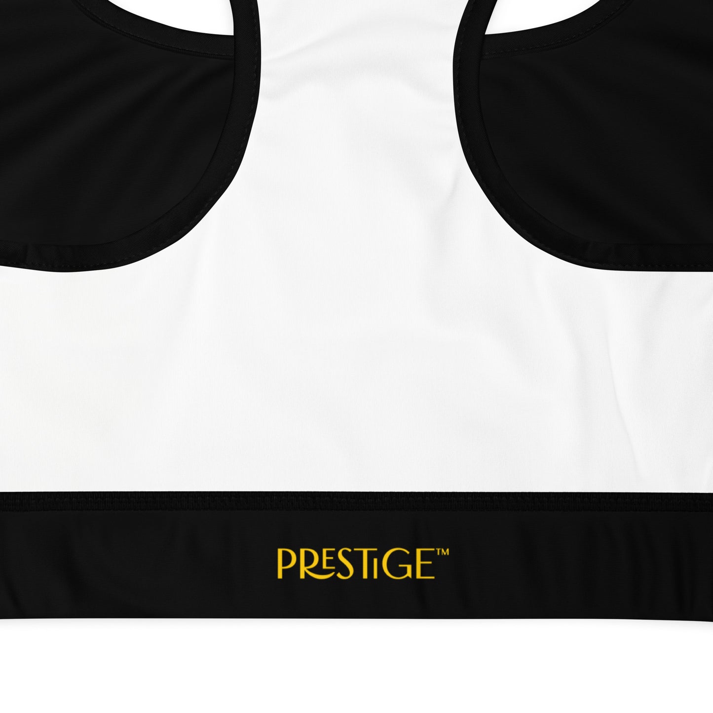 Prestige™ Padded Sports Bra Black and Gold DRAGON