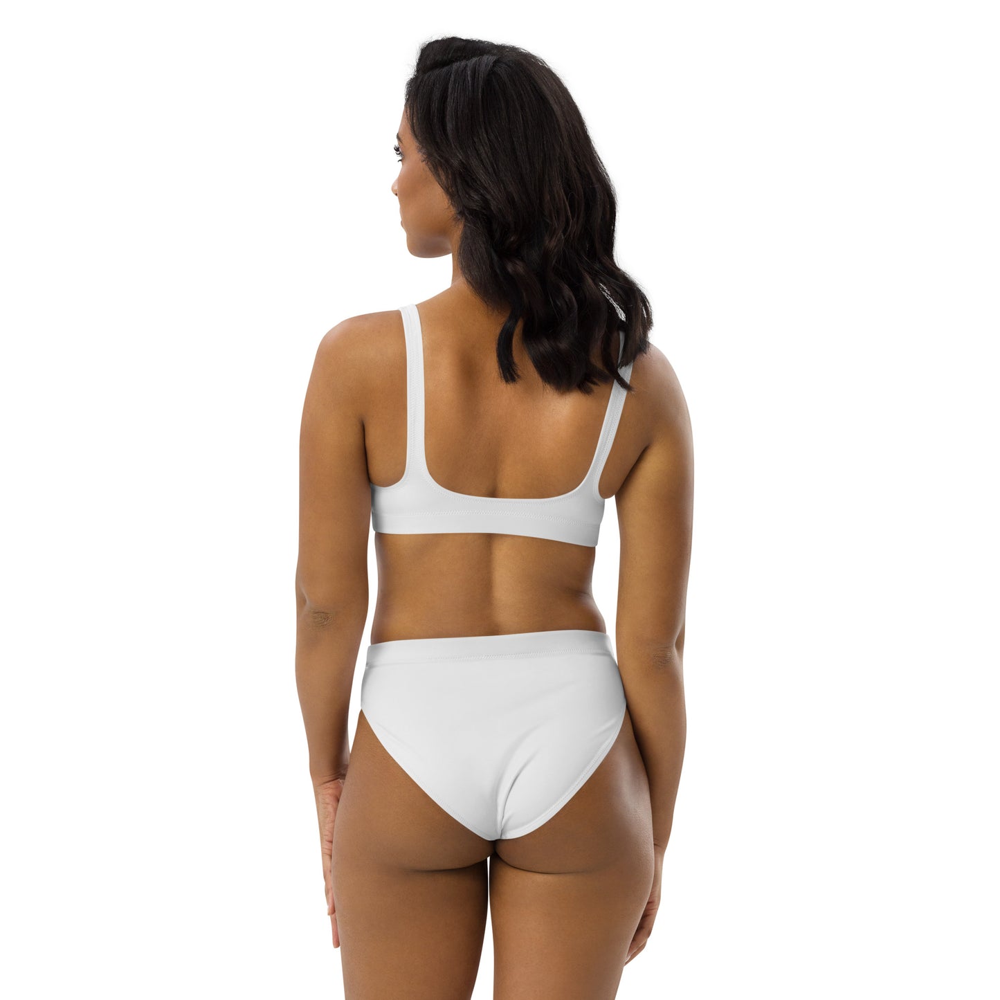 Maillot de bain éco-responsable taille haute Prestige™ Blanc