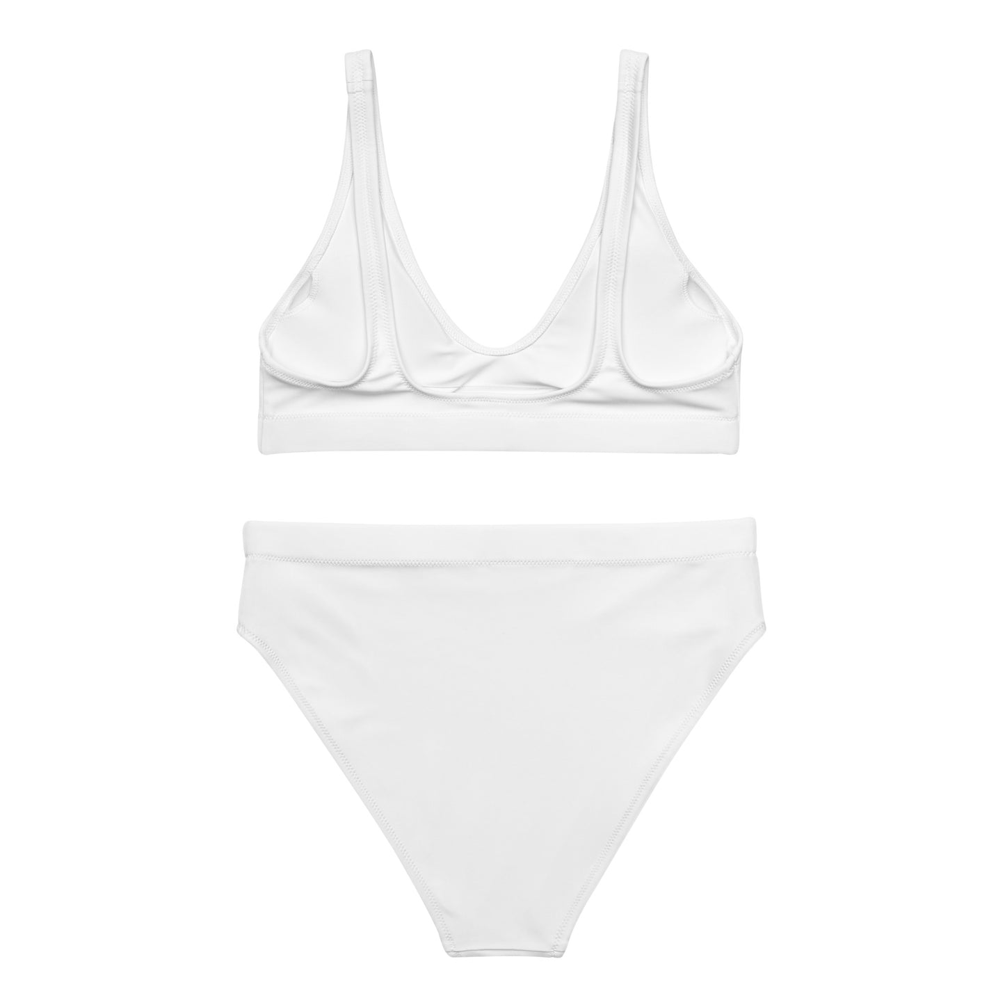 Maillot de bain éco-responsable taille haute Prestige™ Blanc