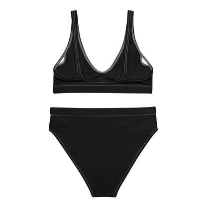 Prestige high-waisted eco-responsible swimsuit Black