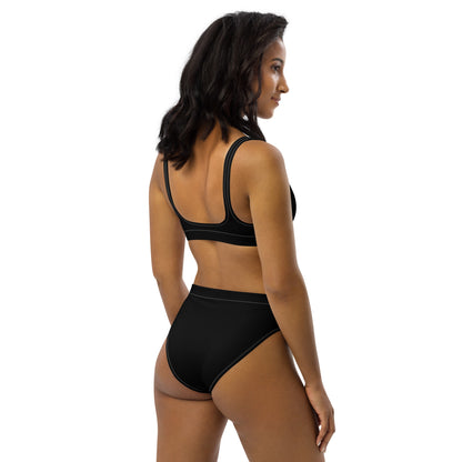 Prestige high-waisted eco-responsible swimsuit Black