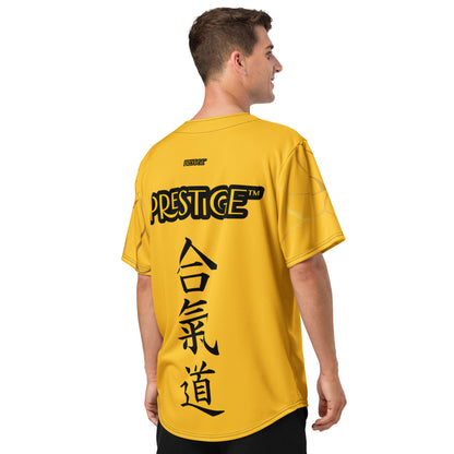 Prestige™ Yellow &amp; Gold Filament Recycled Baseball Jersey