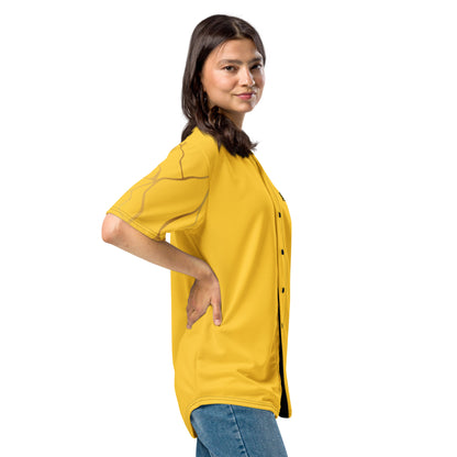 Prestige™ Yellow &amp; Gold Filament Recycled Baseball Jersey