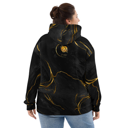 Black & Gold Unisex Hoodie 