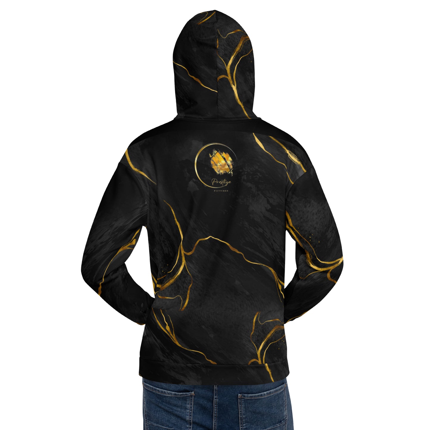 Black & Gold Unisex Hoodie 