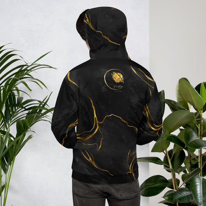 Black & Gold Unisex Hoodie 